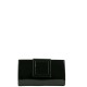 WL008 czarna lakierowana kopertówka producenta torebek damskich Dawidex